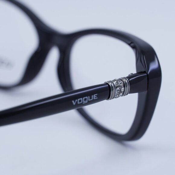 Vogue VO2960-B W44 Eyeglasses Black 52mm Cat Eye Frame - Picture 9 of 10
